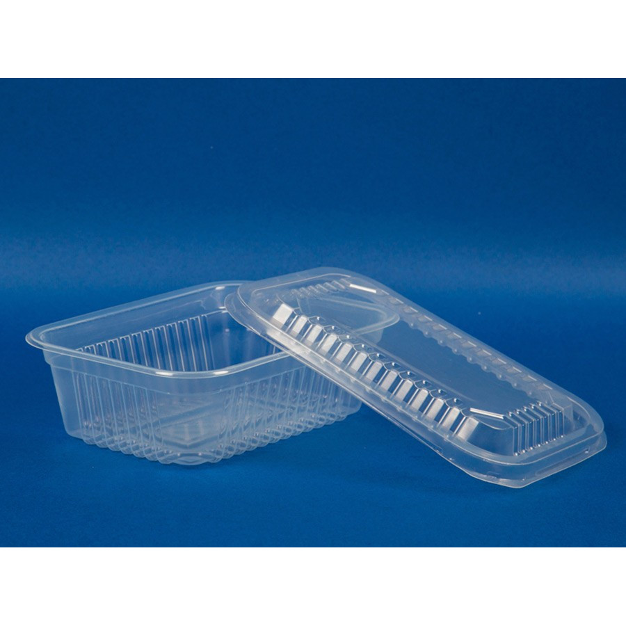 Contenedor Transparente 800 cc con Tapa | Frutaplas | Envases Pl sticos