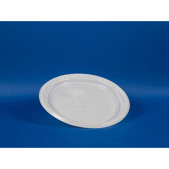 Plato Tallado Blanco 150 mm | Frutaplas | Platos Plasticos