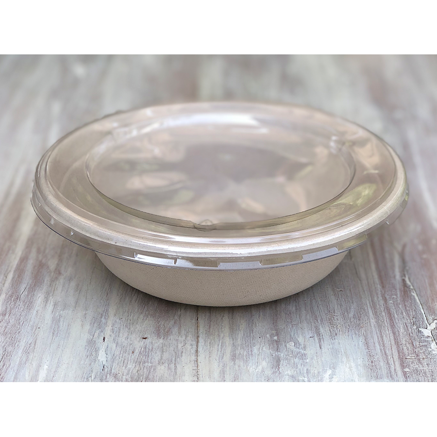 Salad Bowl Biodegradable 32oz c/tapa |Frutaplas|Envases biodegradables