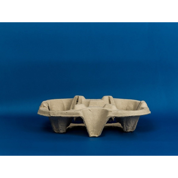 Porta Vaso Eco 2 cavidades| Frutaplas| Envases biodegradables