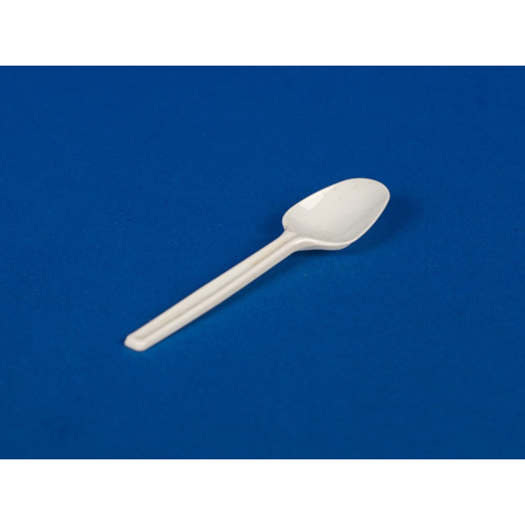 Cuchara Blanca de Te| Frutaplas | Cubiertos De Plastico