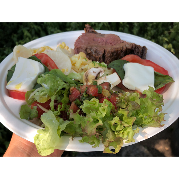 Plato Biodegradable 220| Frutaplas| Envases biodegradables