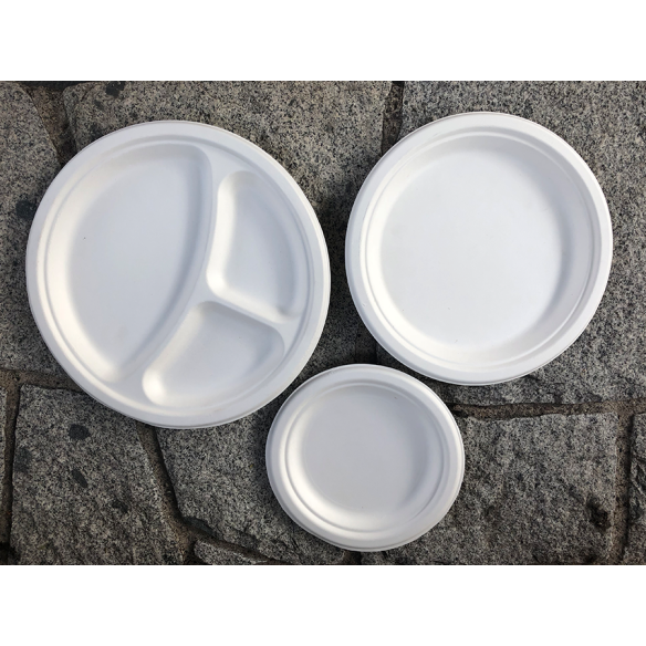 Plato Biodegradable 220| Frutaplas| Envases biodegradables