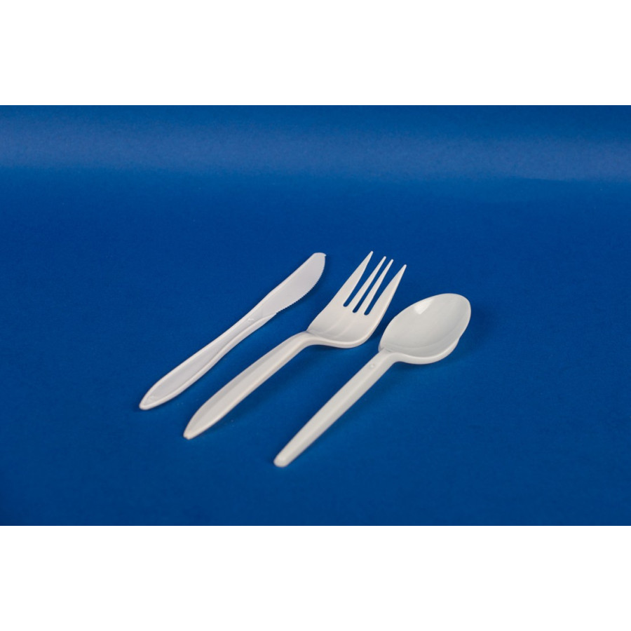 Tenedor Blanco | Frutaplas | Cubiertos De Plastico