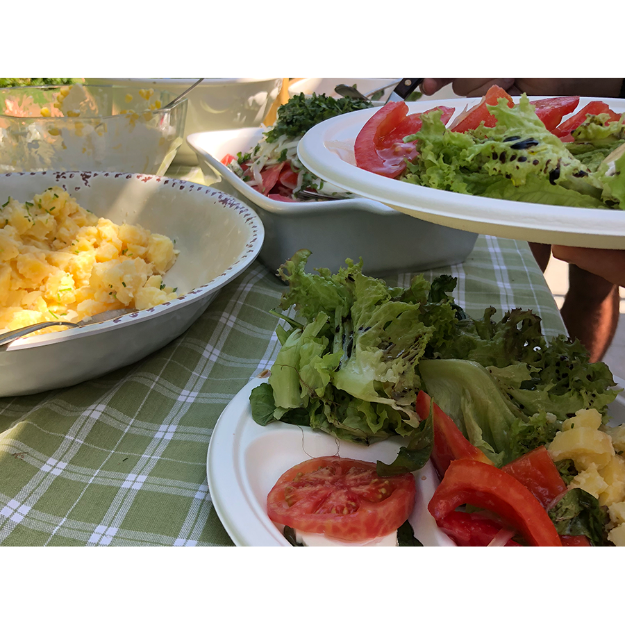 Plato Biodegradable 260 3 divisiones| Frutaplas| Envases biodegradables