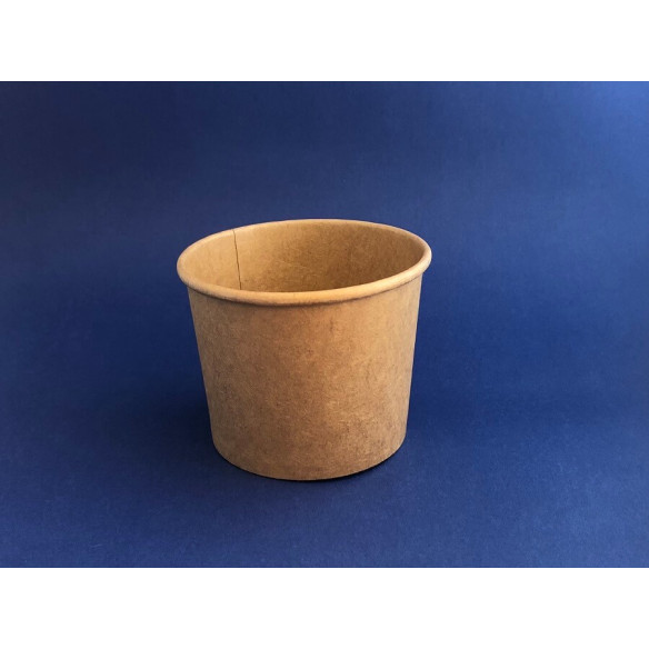 Pote Kraft 12 oz | Frutaplas| Potes Desechables