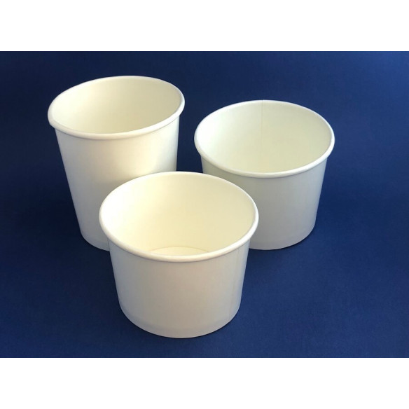 Pote Polipapel 8 oz | Frutaplas| Potes Desechables