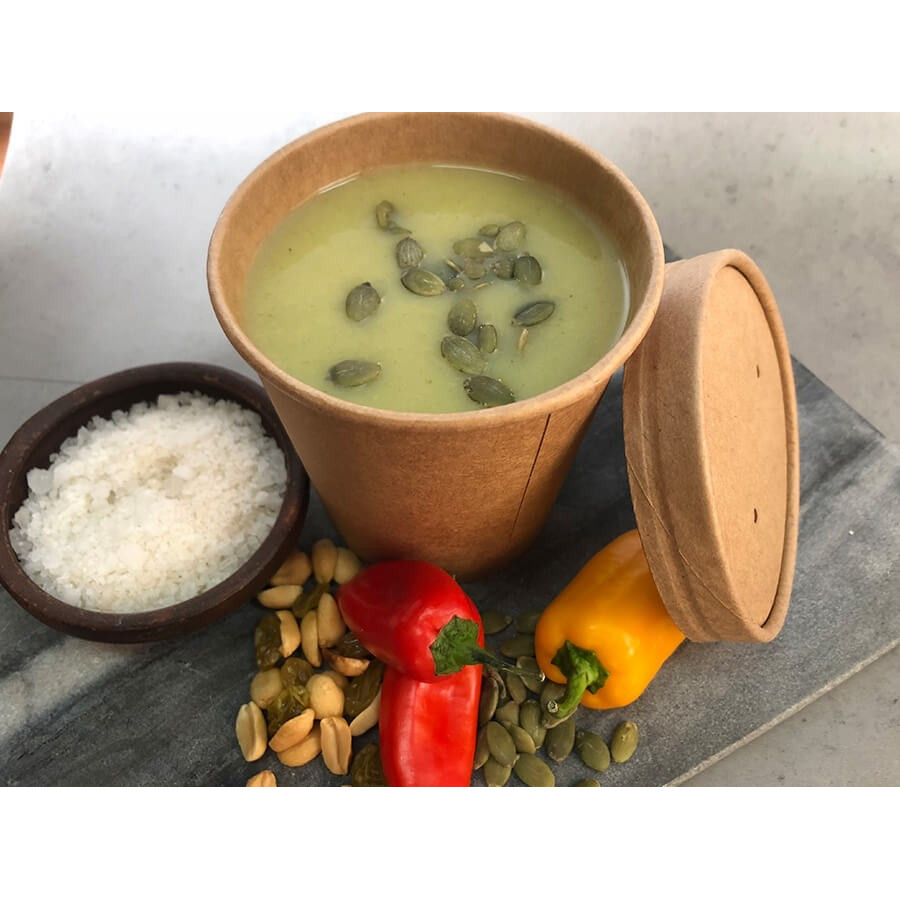 Pote Sopa Kraft 16 oz | Frutaplas| Potes Desechables