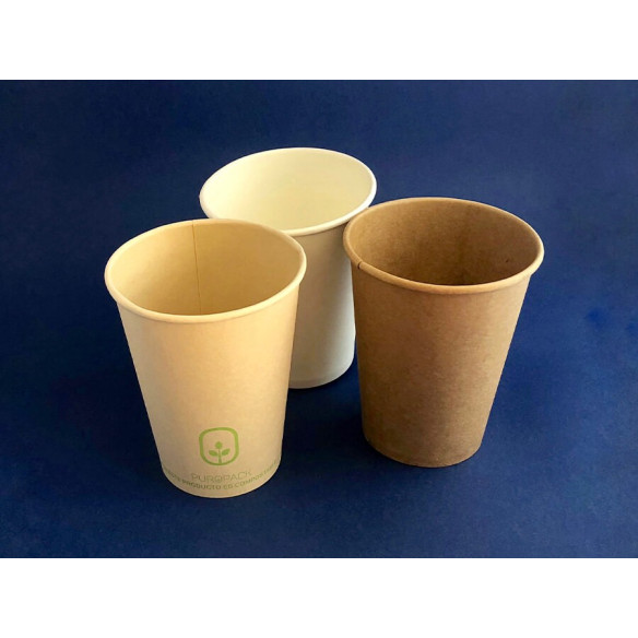 Vaso Compostable Bamboo PLA 8 oz| Frutaplas| Envases biodegradables