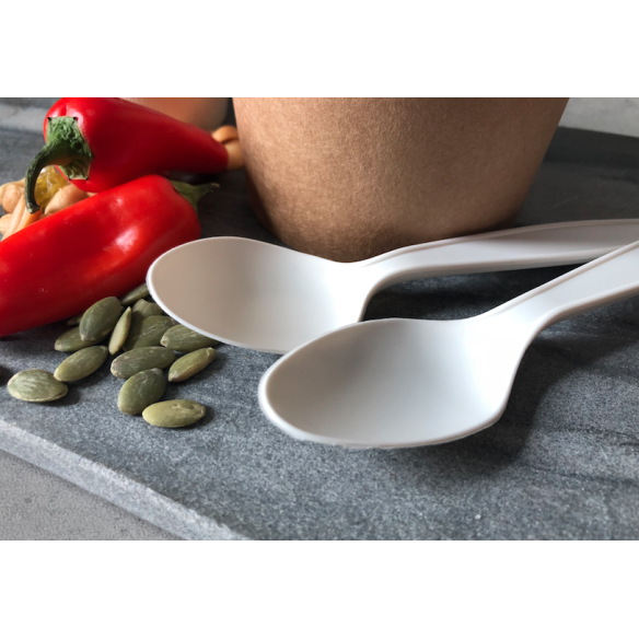 Cuchara Biodegradable 16,5cm | Frutaplas  | Envases Biodegradables