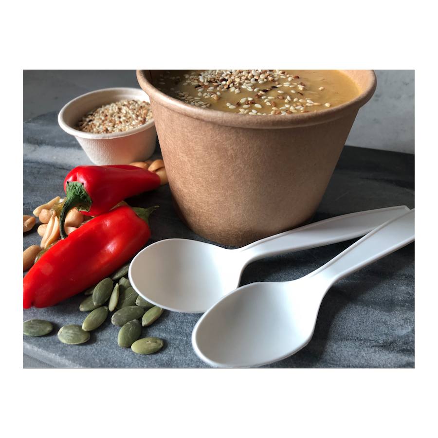 Pote Kraft 12 oz | Frutaplas| Potes Desechables