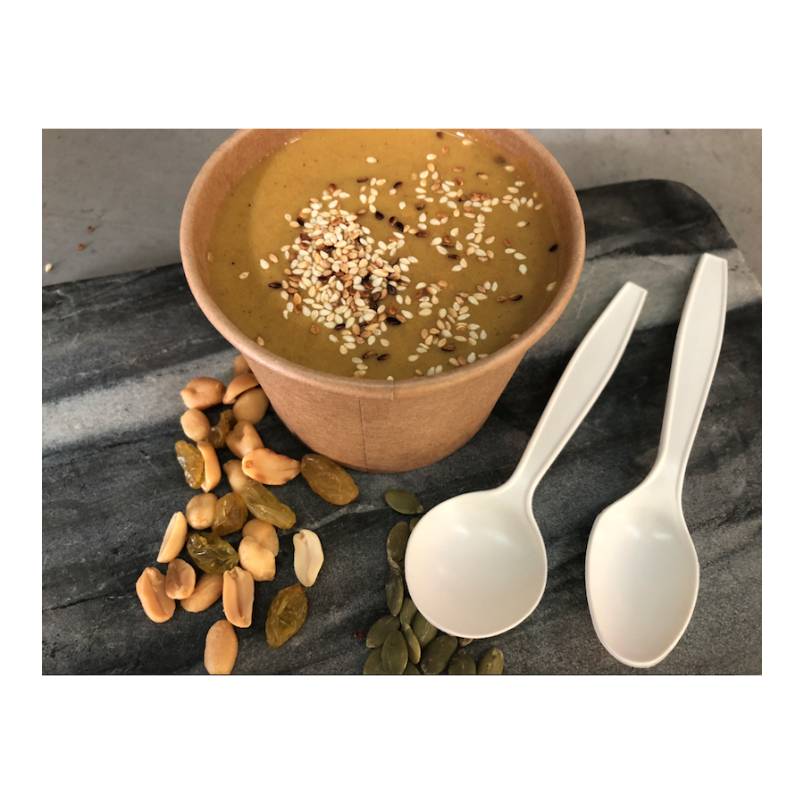 Pote Kraft 12 oz | Frutaplas| Potes Desechables