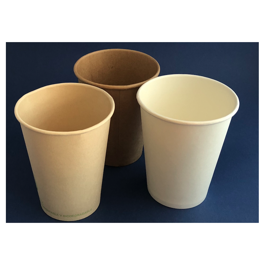 Vaso Bamboo PLA 8 oz| Frutaplas| Envases biodegradables