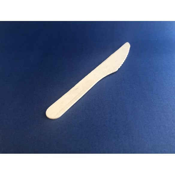 Cuchillo Biodegradable| Frutaplas | Cubiertos Biodegradables