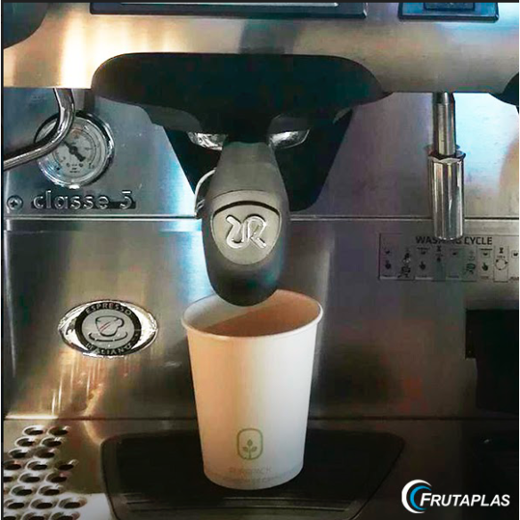 Vaso Compostable Bamboo PLA 8 oz| Frutaplas| Envases biodegradables