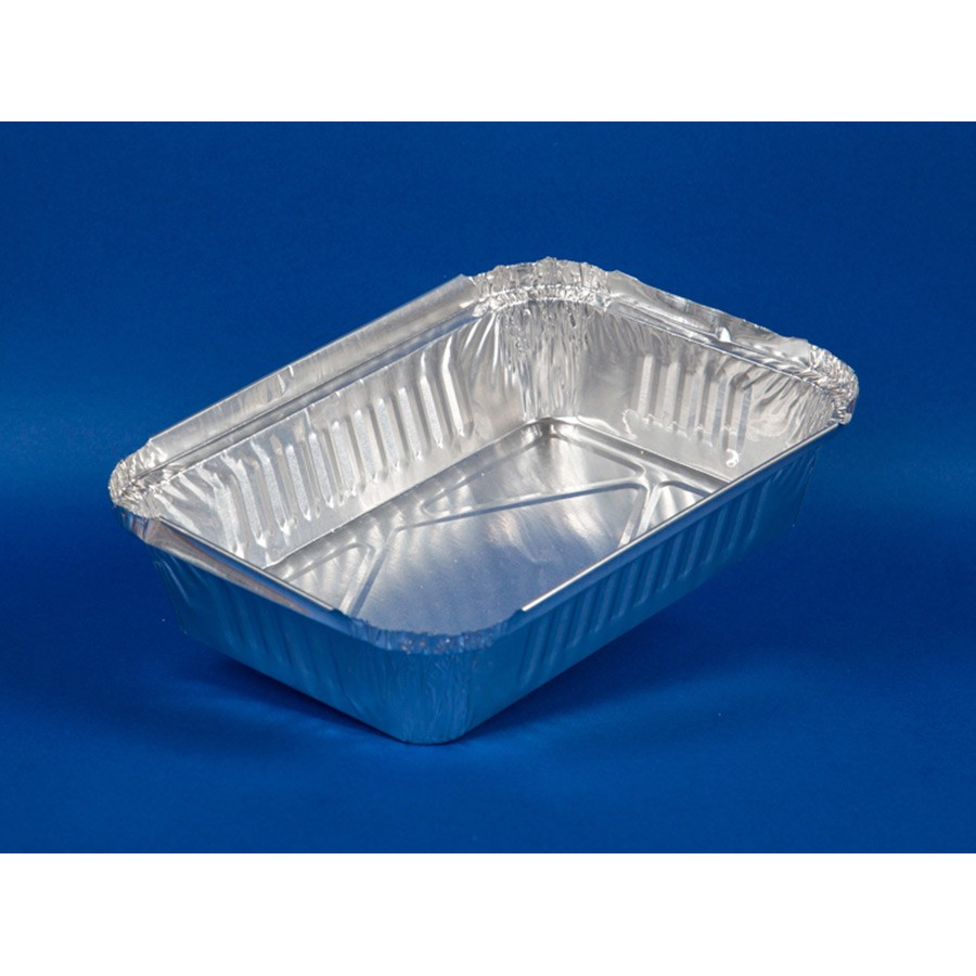 Envase Aluminio Rectangular C-10/L con Tapa | Frutaplas |