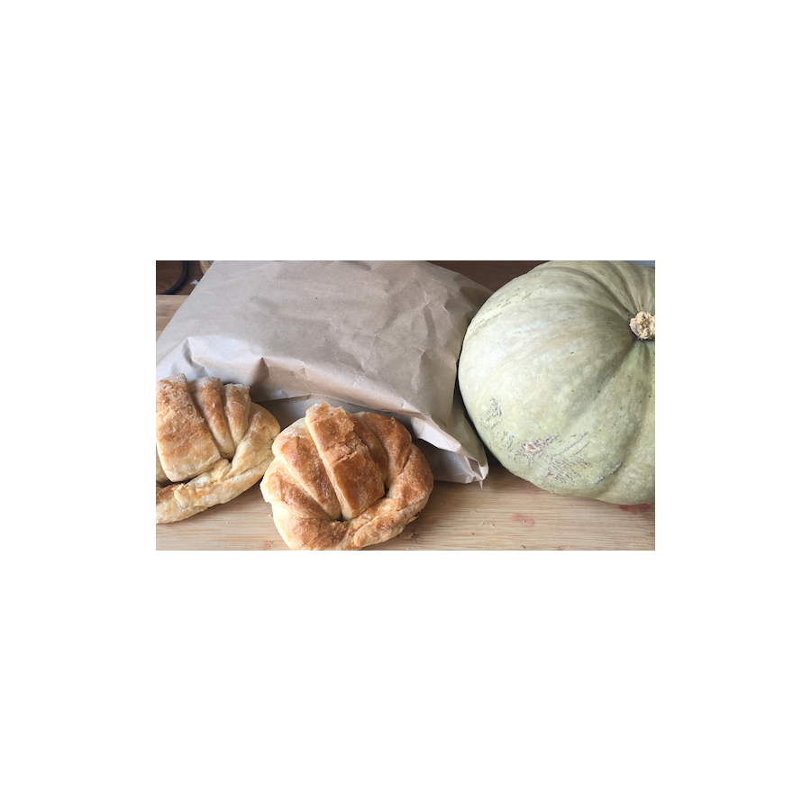 Saco De Papel Kraft 190*390*65mm | Frutaplas | Papel Y Cart¢n