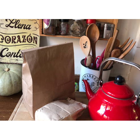 Bolsa Papel Delivery Fondo Cuadrado S | Frutaplas | Papel Y Carton