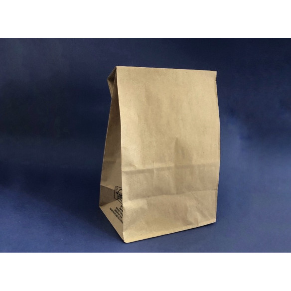 Bolsa Papel Delivery Fondo Cuadrado XL | Frutaplas | Papel Y Carton