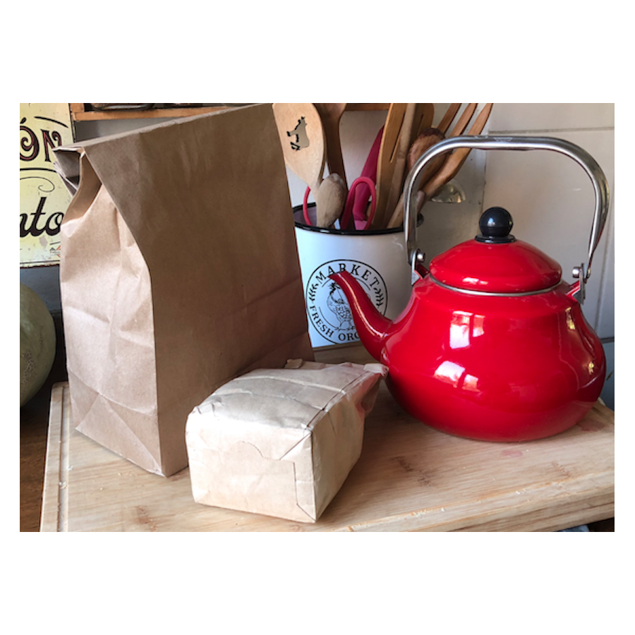 Bolsa Papel Delivery Fondo Cuadrado XL | Frutaplas | Papel Y Carton