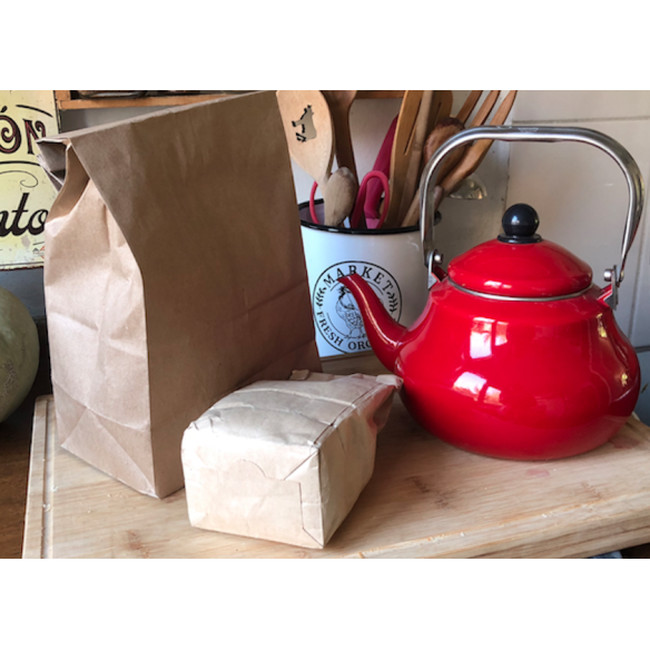 Bolsa Papel Delivery Fondo Cuadrado XL | Frutaplas | Papel Y Carton