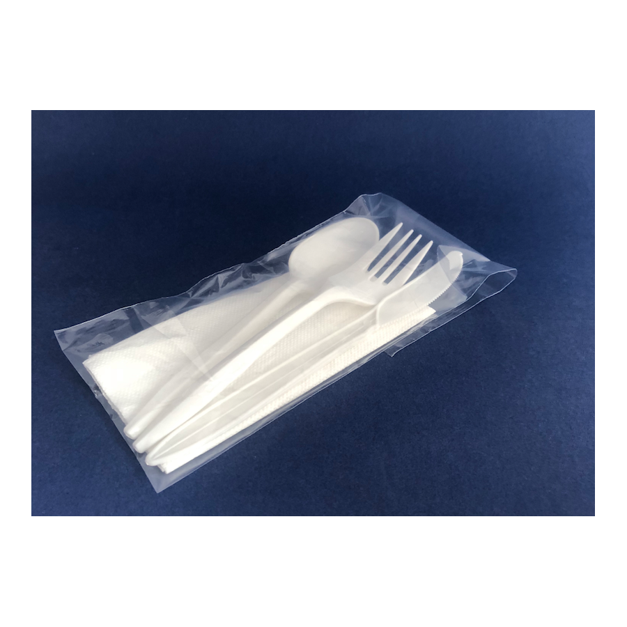 Set Cubierto Blanco | Frutaplas | Cubiertos De Plastico