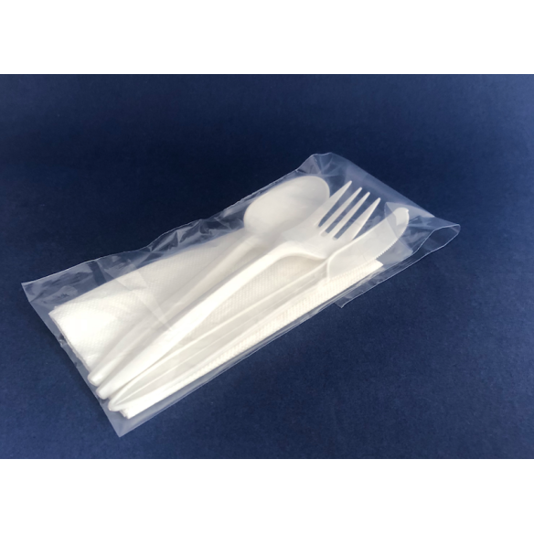 Set Cubierto Blanco | Frutaplas | Cubiertos De Plastico