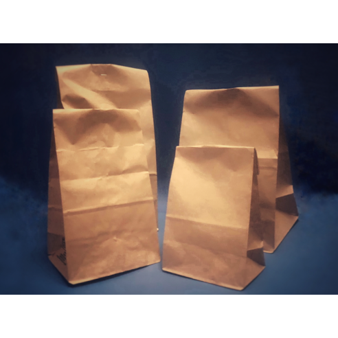 Bolsa Papel Delivery Fondo Cuadrado M | Frutaplas | Papel Y Carton