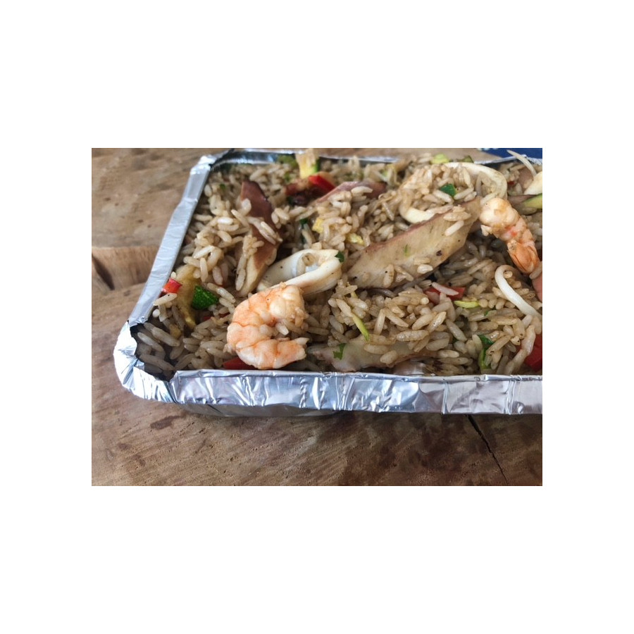 Envase Aluminio Rectangular C-18/L con Tapa | Frutaplas