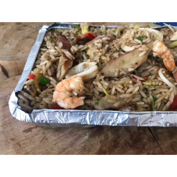 Envase Aluminio Rectangular C-18/L con Tapa | Frutaplas