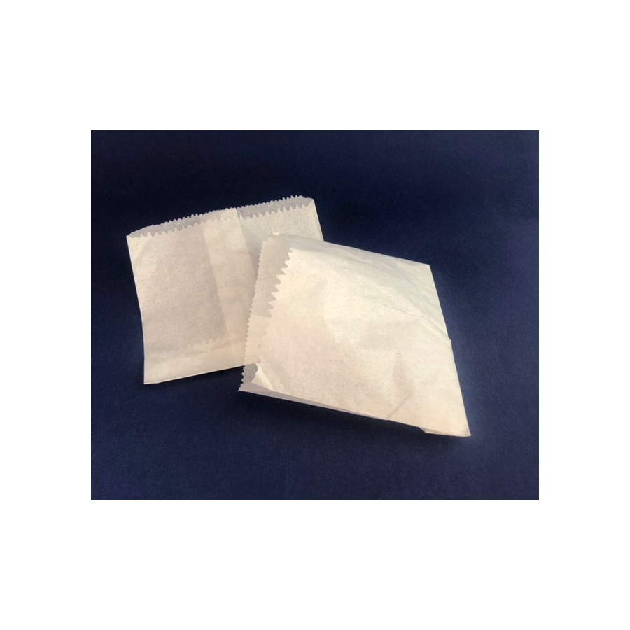 Saco papas fritas blanco | Frutaplas | Papel Y Cart¢n