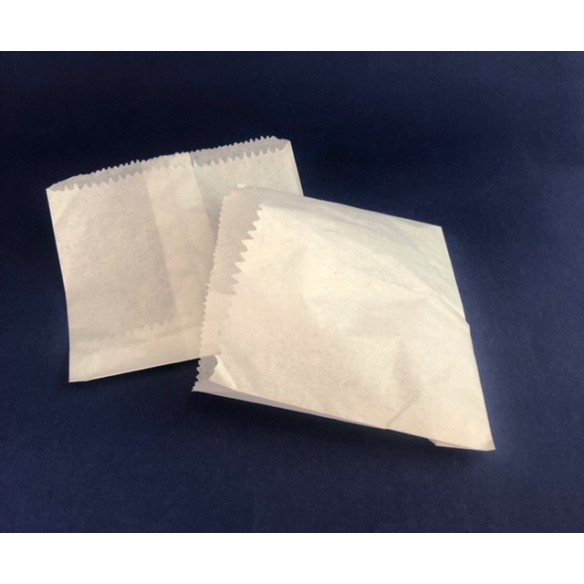 Saco papas fritas blanco | Frutaplas | Papel Y Cart¢n