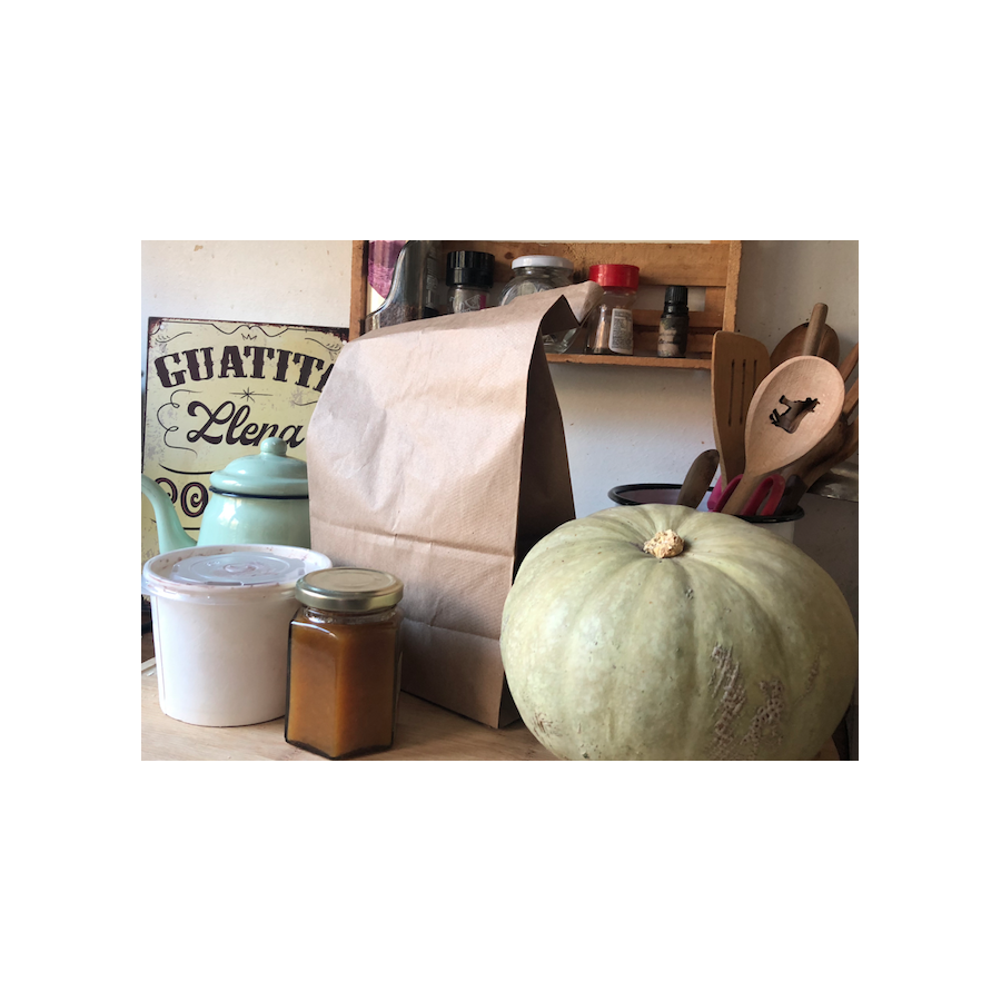 Bolsa Papel Delivery Fondo Cuadrado XXL | Papel Y Carton