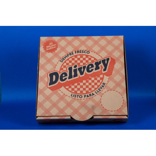Caja Pizza Delivery Familiar 38x39x4,5 (1x50 unidades)