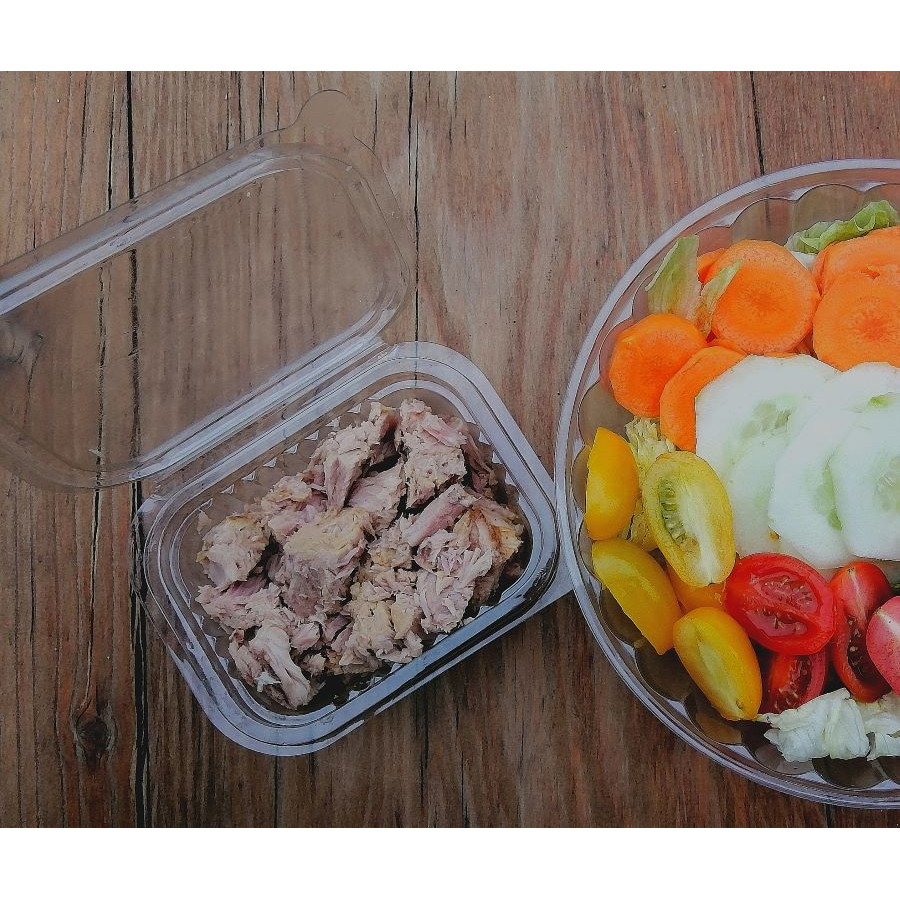 Contenedor con Bisagra 107x81x42 mm. | Frutaplas | Envases Plÿsticos