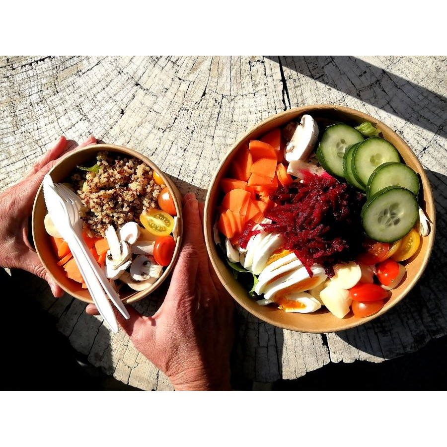 Pote Kraft 750 | Frutaplas | Potes y Pocillos desechables