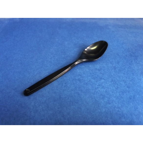Cuchara Negra | Frutaplas | Cubiertos De Pl stico