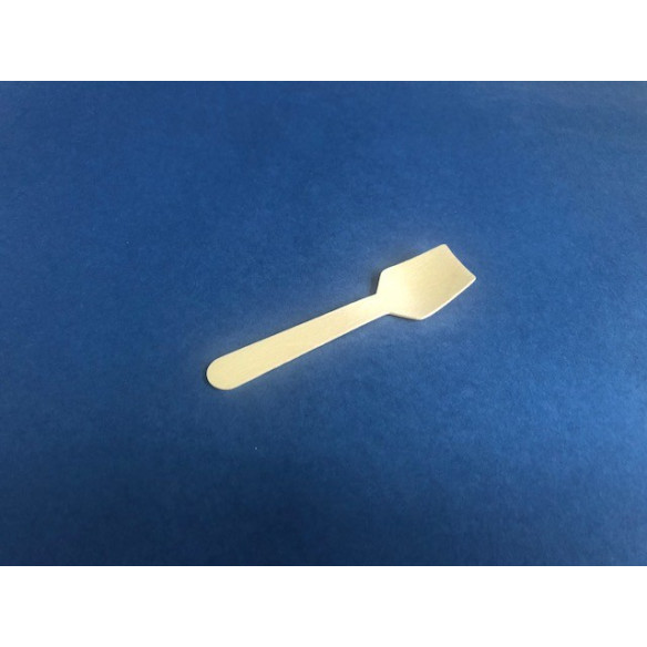 Cucharita de Madera para Helado| Frutaplas | Cubiertos Biodegradables