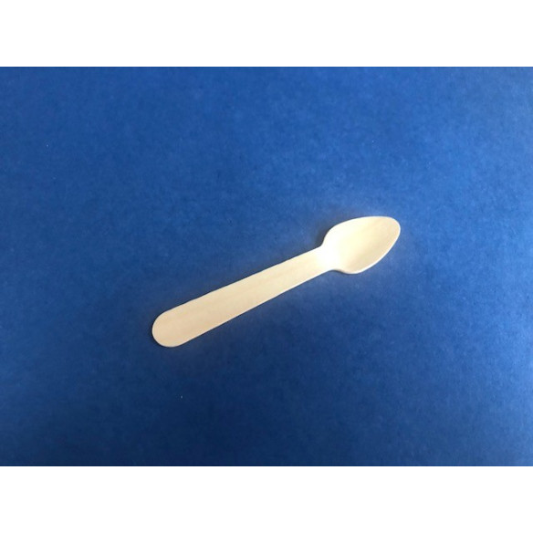 Cucharita Madera| Frutaplas | Cubiertos Biodegradables