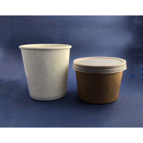 Tapa Pote Polipapel 8, 12 y 16oz | Envases Desechables | Frutaplas