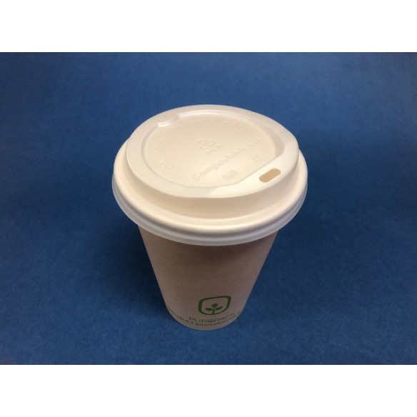 Tapa para vaso compostable 8oz
