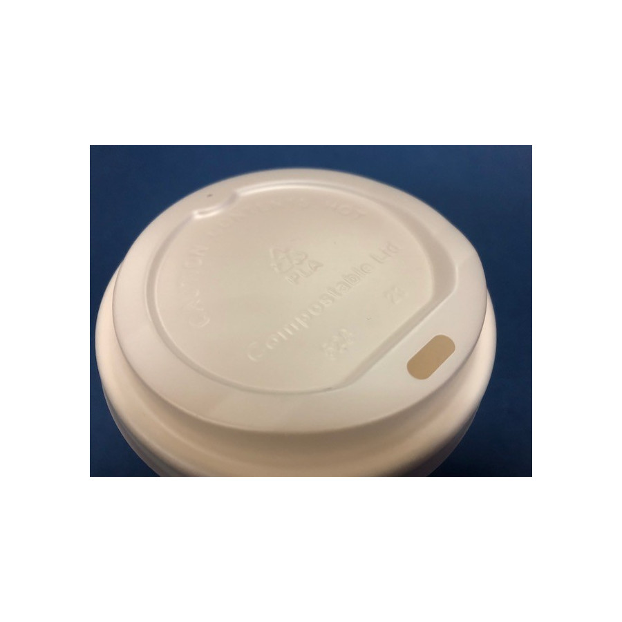 Tapa para vaso compostable 12oz