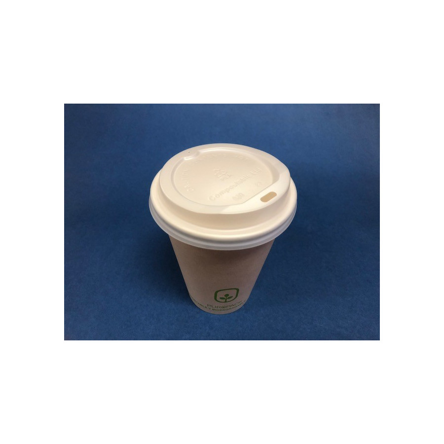 Tapa para vaso compostable 12oz