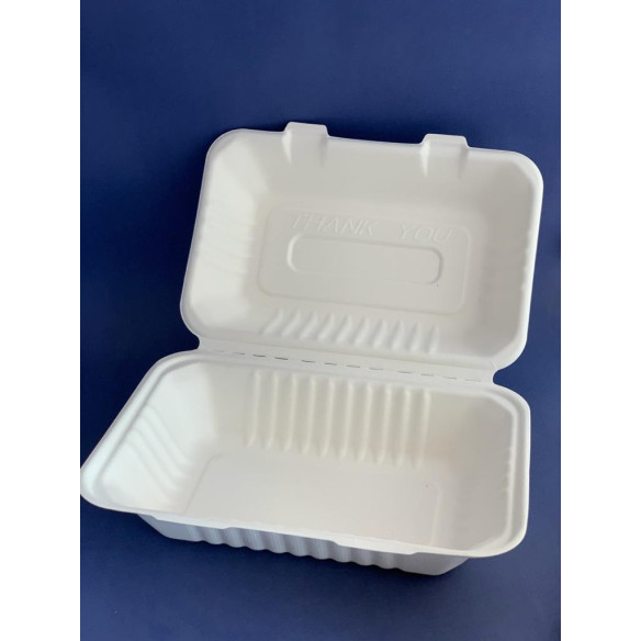 Porta Comida Compostable sin Division  | Frutaplas| Envases biodegradables