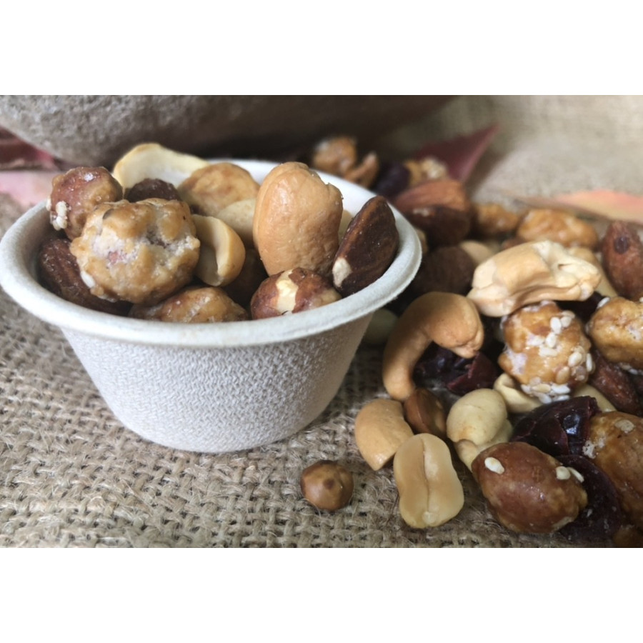 Pocillo Bio Compostable Natural 2 oz con tapa | Frutaplas| Envases biodegradables