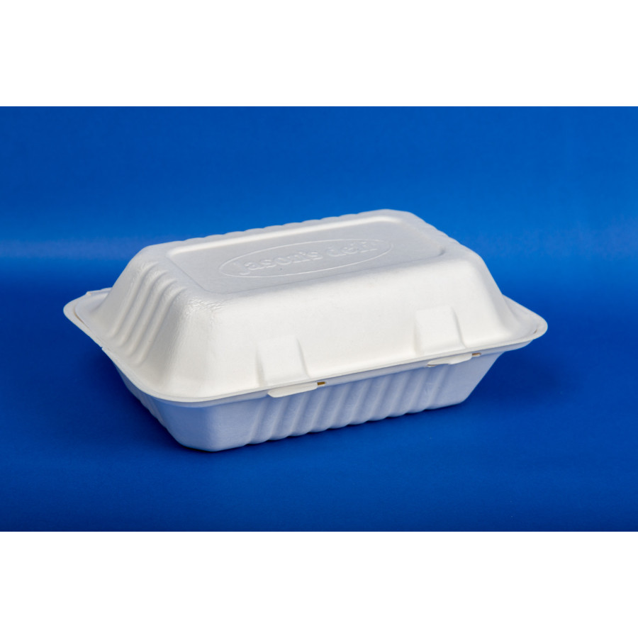 Porta Comida Compostable sin Division  | Frutaplas| Envases biodegradables