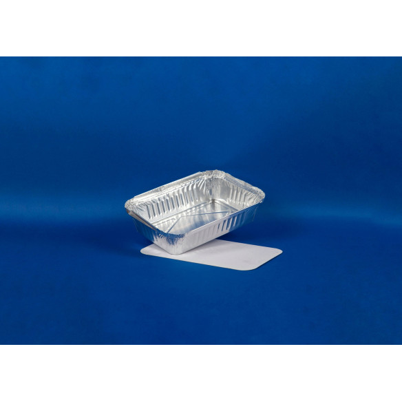 Envase Aluminio Rectangular C-10/L con Tapa | Frutaplas |