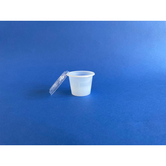 Pocillo Degustacion 30 cc con tapa| Frutaplas | Potes y Pocillos desechables