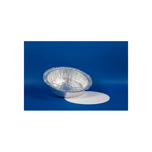 Envase Aluminio Redonda 350 C/Tapa | Frutaplas