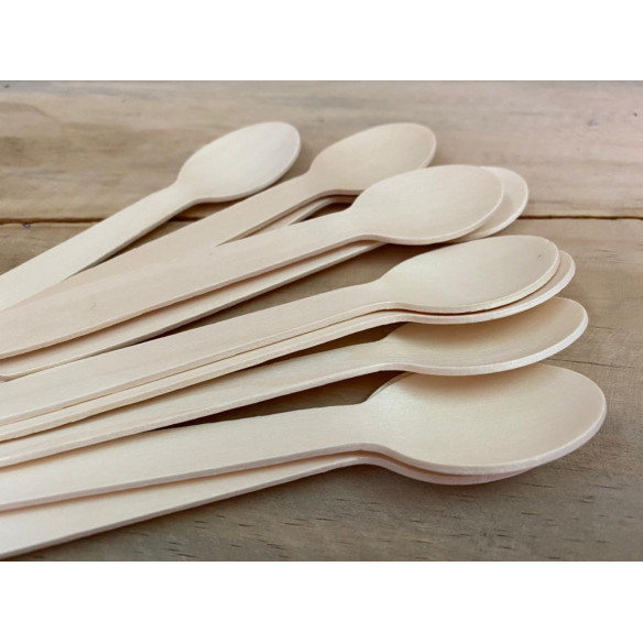 Cuchara Biodegradable| Frutaplas | Cubiertos Biodegradables